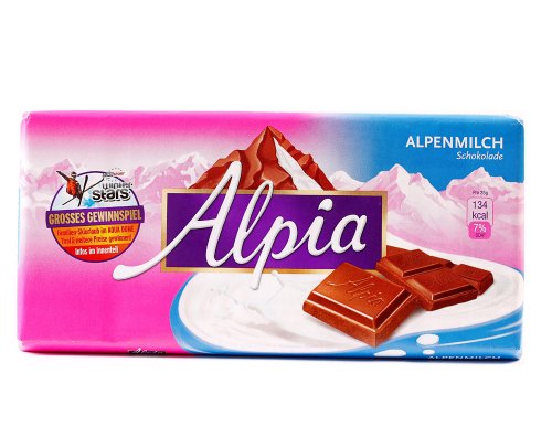 Alpia Alpenmilch Schokolade 100g von Alpia