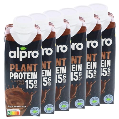 6x Alpro Proteindrink Schokolade je 250ml Calcium Vegan Laktosefrei 15g Protein von Alpro