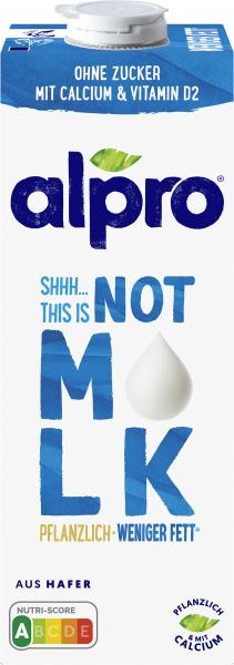 Alpro Not M*LK weniger Fett von Alpro