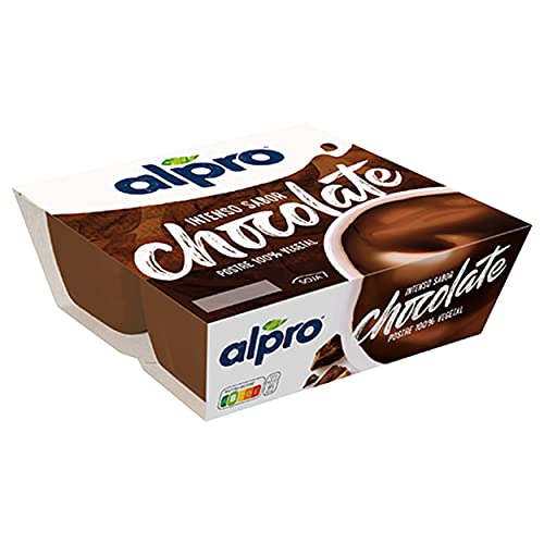 Alpro Soja-Dessert Dunkle Schokolade, 4 x 125g, UHT, vegan von SSX