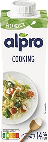 Alpro Soja-Kochcrème Cooking, Vegan, Laktosefrei, Glutenfrei, UHT, 250ml von Alpro