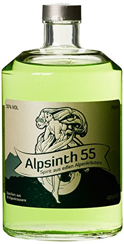 Upsynth Alpsinth aus edlen Alpenkräutern mit 55% Alkholgehalt von Alpsinth