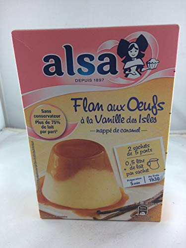 Flan aux Oefs a la Vanille des Isles , Nappe de Caramel von Alsa