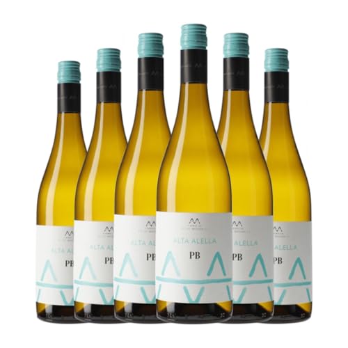 Alta Alella Blanca Pansa Blanca Alella 75 cl Weißwein (Karton mit 6 Flaschen von 75 cl) von Alta Alella Mirgin