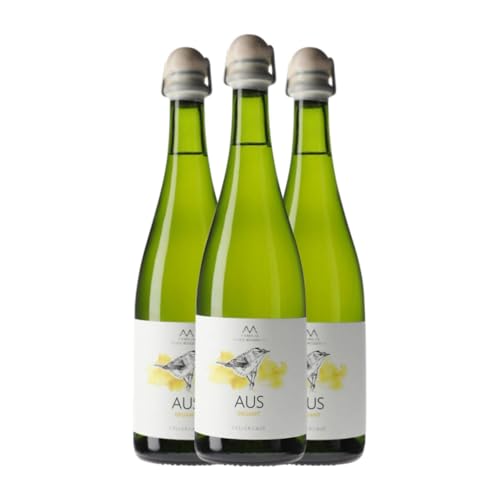 Alta Alella Bruant Pansa Blanca Brut Natur Cava 75 cl Weißer Sekt (Karton mit 3 Flaschen von 75 cl) von Alta Alella Mirgin