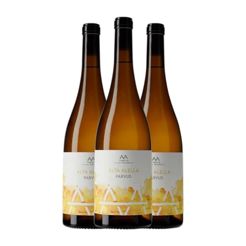 Alta Alella Parvus Blanc Chardonnay Alella 75 cl Weißwein (Karton mit 3 Flaschen von 75 cl) von Alta Alella Mirgin