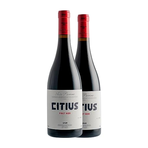 Alta Pavina Citius Pinot Schwarz Vino de la Tierra de Castilla y León Alterung 75 cl (Schachtel mit 2 Flaschen von 75 cl) von Distribuidor