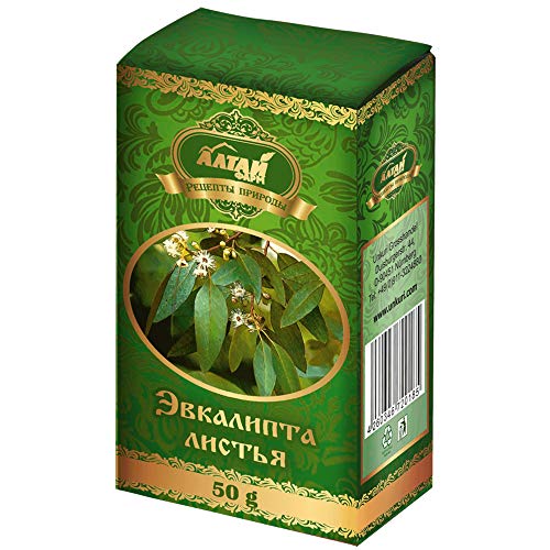 Eukalyptusblätter Kräutertee 2er Pack (2 x 50g) Eukalyptus Teegetränk Tee листья эвкалипта von Altai