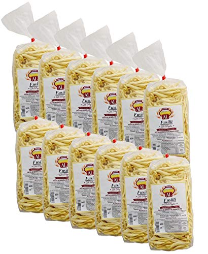 Frische Fusilli Nudeln aus Italien 12 x 500g - Original Fusili Pasta - trafila in bronzo von Altapasta