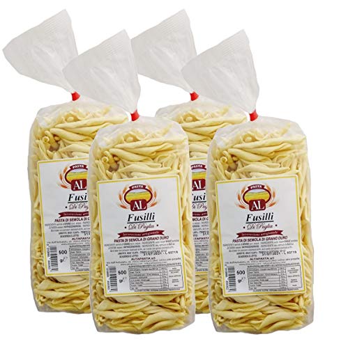 Frische Fusilli Nudeln aus Italien 4 x 500g - Original Fusili Pasta - trafila in bronzo von Altapasta