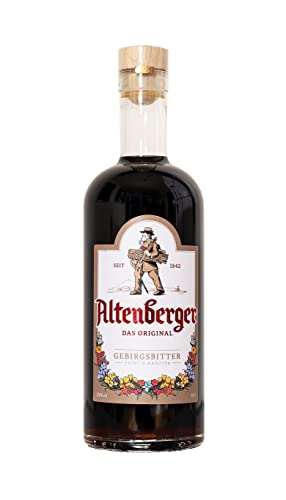 Altenberger | Der originale Altenberger Gebirgsbitter 1 x 0,7l | Kräuterspirituose mit 35% vol. | aromatischer Halbbitter (0,70 l) von Altenberger