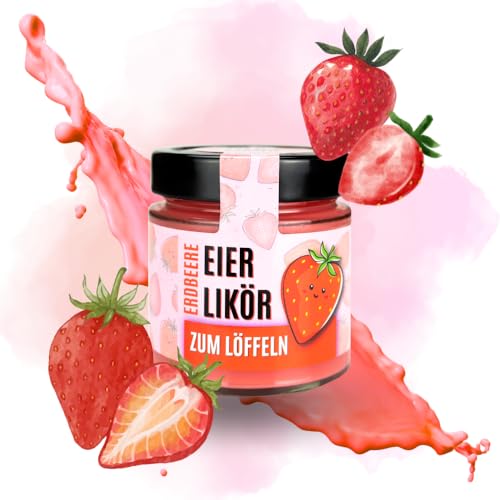 Altenburger Original | Eierlikör zum Löffeln Erdbeere | 180 ml von Altenburger Original