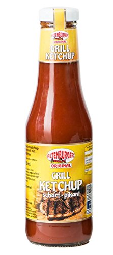 Altenburger Original Grill Ketchup 450ml Flasche I Gewürz-Ketchup vegan, laktosefrei, glutenfrei, ohne Farbe- und Konservierungsmittel von Altenburger Original