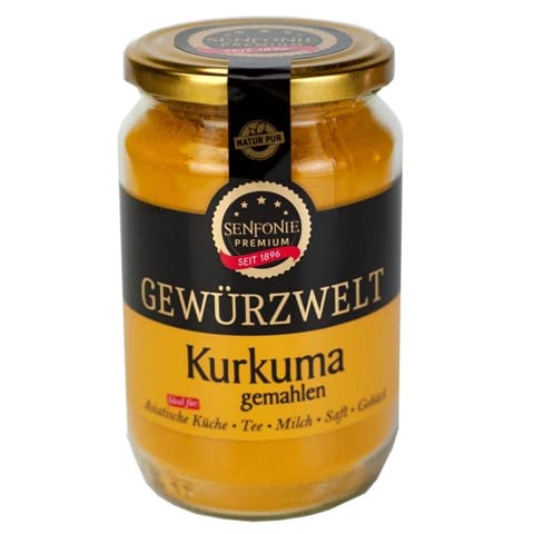 Altenburger Original I Reines Kurkuma Pulver 400 g im Glas, Curcuma ohne Zusätze, mit natürlichem Curcumin von Altenburger Original