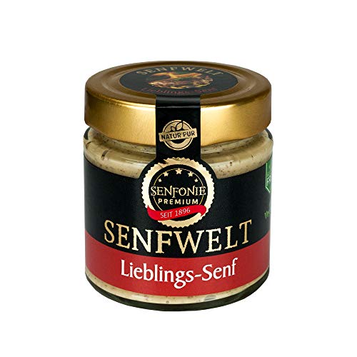 Altenburger Original Senfonie Premium Lieblings-Senf, 180ml im Glas, mittelscharfer Senf mit grober Körnung, glutenfrei von Altenburger Original