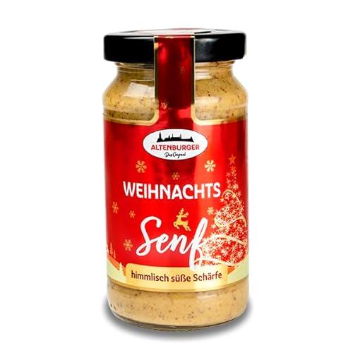 Altenburger Original Weihnachtssenf, 200ml im Glas, Senf mit himmlisch süßer Schärfe, glutenfrei und vegan von Altenburger Original