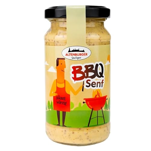 Camper BBQ Senf - pikant, würzig (200ml Glas) von Altenburger Original