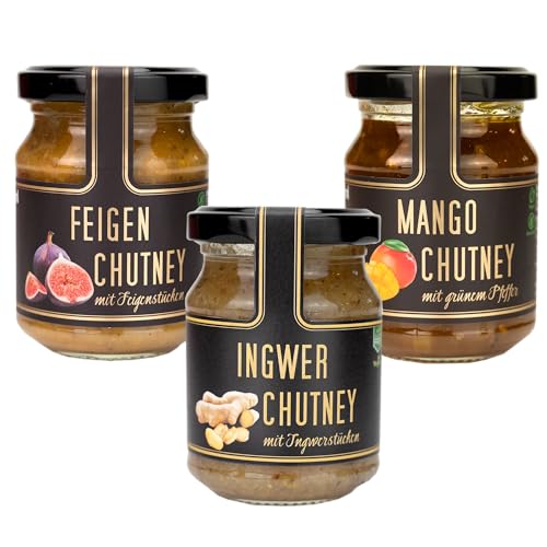 Chutneys (Feige, Mango, Ingwer) - Natur pur von Altenburger Original