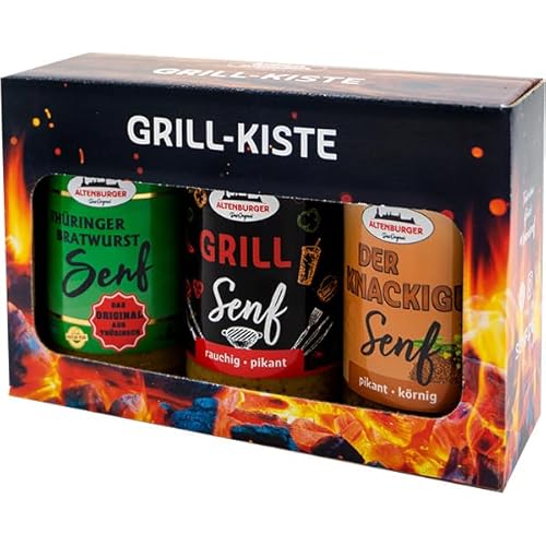 Geschenkset Grill Kiste von Altenburger Original