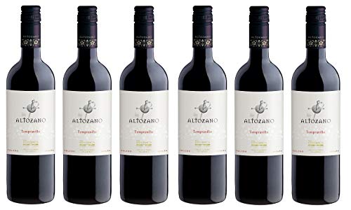 6x 0,75l - 2023er - Altozano - Tinto - Tempranillo - Vino de la Tierra de Castilla I.G.P. - Spanien - Rotwein trocken von Altozano