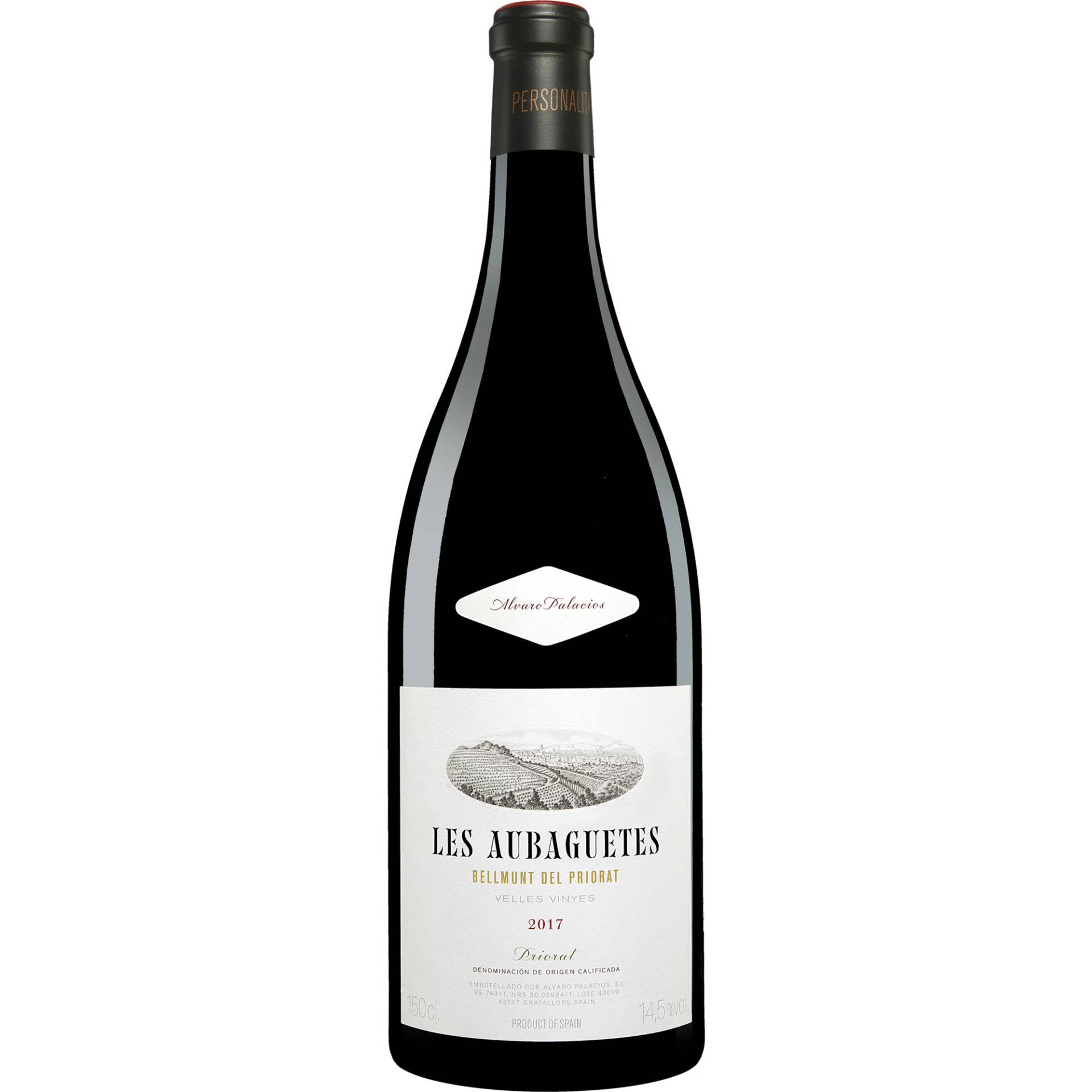 Palacios Priorat »Les Aubaguetes« - 1,5 L. Magnum 2017  1.5L 14.5% Vol. Rotwein Trocken aus Spanien von Álvaro Palacios