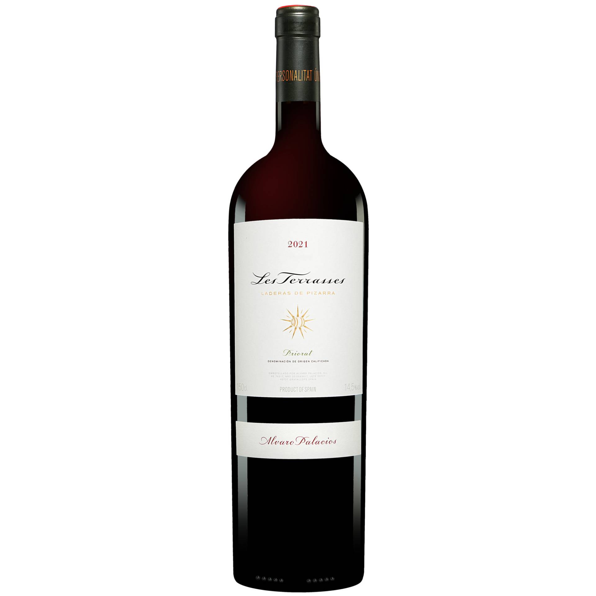 Palacios Priorat »Les Terrasses« - 1,5 L. Magnum 2021  1.5L 14.5% Vol. Rotwein Trocken aus Spanien von Álvaro Palacios