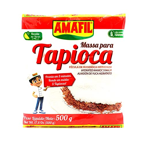 Amafil Massa Para Tapioca | Tapiokastärke | Glutenfreies Mehl | 500 von Amafil