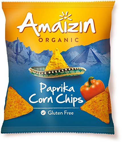 Amaizin Bio Tortilla Chips Paprika 75g - Mexikanische Tortillachips mit Paprikageschmack von Amaizin