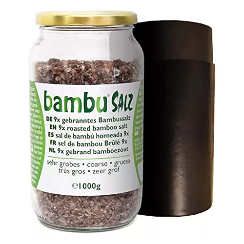 Aman Prana Bambussalz, 9x gebrannt sehr grob (groß), 1kg von Amanprana