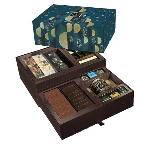 Amedei Dono - Auswahl an handgemachter toskanischer Schokolade in eleganter Geschenkbox - Perfekte Idee für besondere Anlässe - Luxusschokolade von Amanti taste and passion