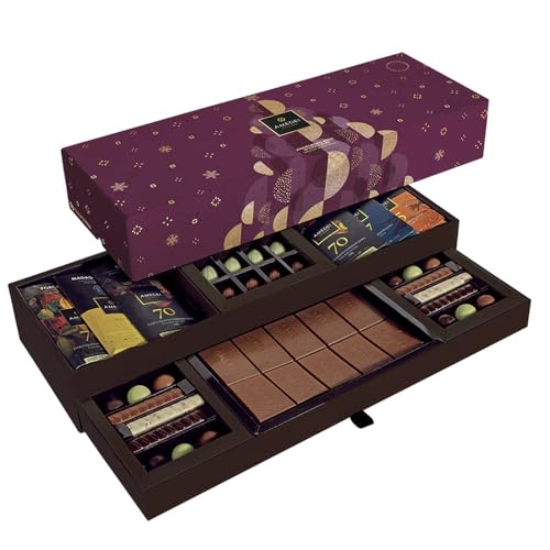 Amedei Sogno – Sortiment aus handgemachter Schokolade aus der Toskana – Elegante Geschenkbox – Luxusschokolade von Amanti taste and passion