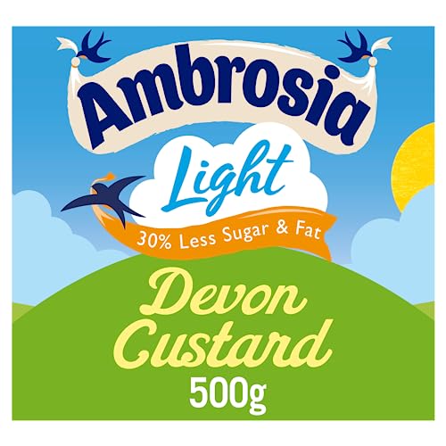 Ambrosia Leichter 30% reduzierter Zucker & Fettpudding, 500 g Karton von Ambrosia