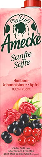 Amecke Sanfte Säfte Himbeer Johannisbeer Apfel - 100 Prozent Saft 1 l von Amecke