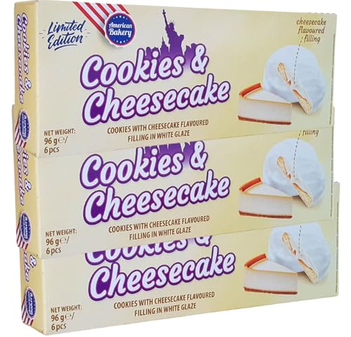 American Bakery Cookies & Cheesecake 3 x 96 g Vorteilspack von American Bakery