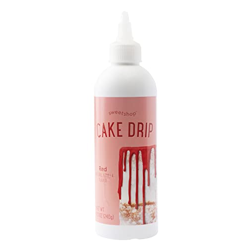 AC Food Crafting 34000711 AC Cake Drip Red, rot von American Crafts