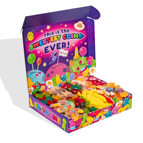 Wunnie Box von American Uncle - 1kg gemischte Gummibonbondose, originelle Geschenkidee für Geburtstag, Partys | Die originelle Bonbonbox von American Uncle