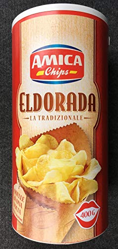 3x Amica Chips Eldorada Classica Chips Kartoffelchips gesalzen 400g Kartoffel von Amica Chips