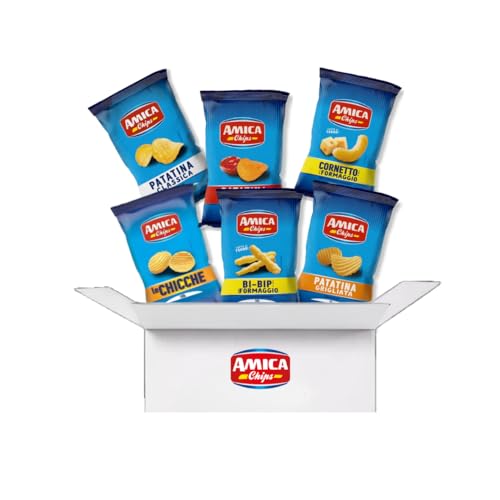 Amica Chips Pommes Beutel gemischt Party Box 30 Stück von Amica Chips