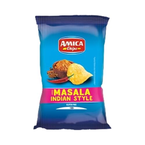 Masala Indian Style Kartoffelchips mit indischer Gewürzmischung Patatine Amica 100g von Amica