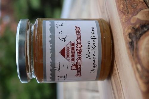 Ingwer-Konfitüre im Glas | 250g | Handgemachte Delikatesse mit intensivem Ingwer-Aroma von Ammerländer Schinkendiele