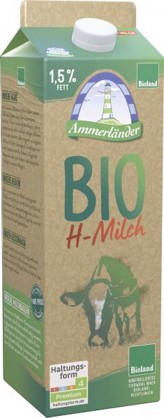 Ammerländer Unsere Bio H-Milch 1,5% von Ammerländer