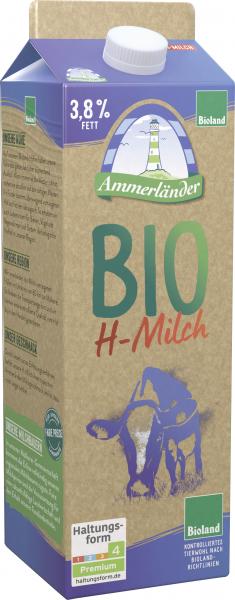 Ammerländer Unsere Bio H- Milch 3,8% von Ammerländer