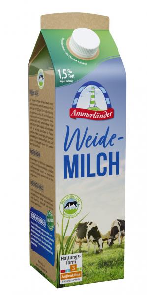 Ammerländer Weidemilch 1,5% haltbar von Ammerländer