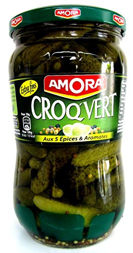 Amora Cornichons Gurken, Füllmenge 670 g/ATG 380g von Amora