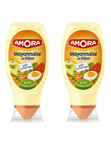 Amora Dijon Mayonnaise Quetschflasche, 235 g, 2 Stück von Amora