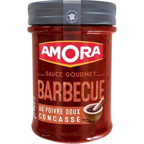 Amora Gourmet-Barbecue-Soße Au Poivre Süße Concassã © 224G (Set 5) von Amora