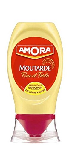 Amora Senf Fine et Forte 265g in der praktischen Dosierflasche von Amora