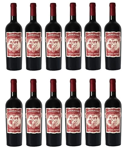 12x 0,75l - Angelo Rocca & Figli - Amoruccio - Sangiovese & Primitivo - Puglia I.G.P. - Apulien - Italien - Rotwein trocken von Amoruccio