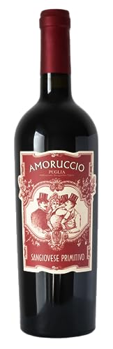 Amoruccio Sangiovese-Primitivo Rotwein aus Italien Puglia IGT 0,75l - Wein mit Beerenaromen und Kirscharoma (1 x 0,75l) von Le Bon Vin