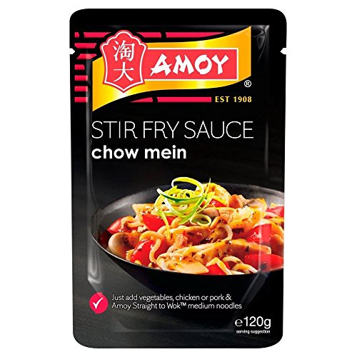 Amoy Straight to Wok Chow Mein Stir Fry Sauce (120 g) - Packung mit 2 von Amoy